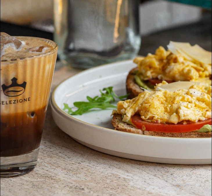 Dessert with ice‑cream